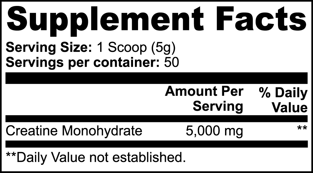 Creatine For Energy & Focus