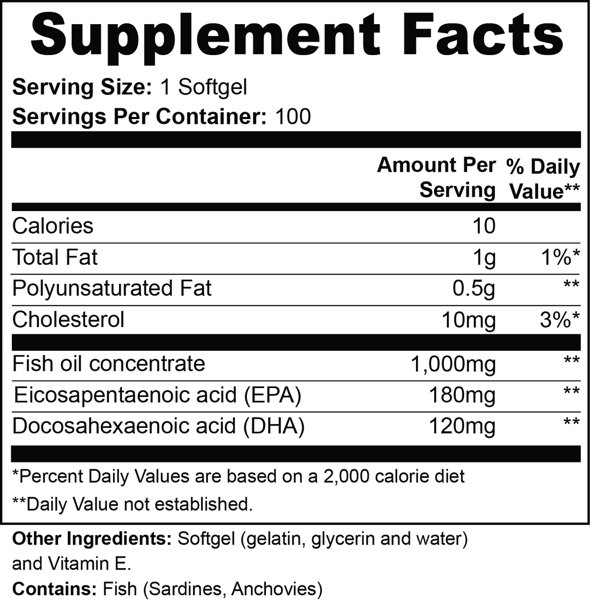Omega-3 for Heart, Circulation & Brain Support